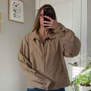 London Fog Women's Beige Utility Jacket